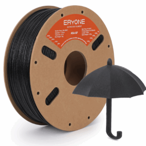 Eryone fekete ASA-GF filament 3D nyomtatáshoz